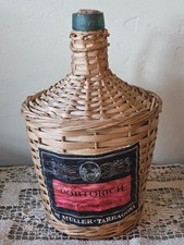 Vtg wicker wrapped for sale  Kalispell