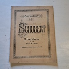 Litolff schubert sonaten gebraucht kaufen  Herford