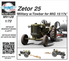 Planet Models Zetor 25 'Military z hakiem holowniczym do MiG 15/17s' Żywica Model 1:72 MV128 na sprzedaż  Wysyłka do Poland