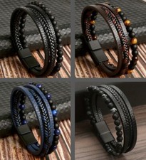 Armband leder perlen gebraucht kaufen  Neumünster