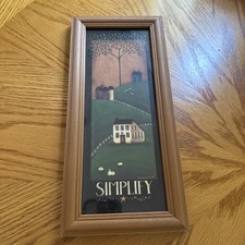 Framed print primitive for sale  Rowley