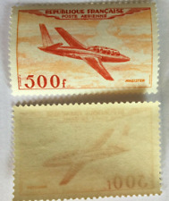 Timbre avion fouga d'occasion  Nogent-le-Roi