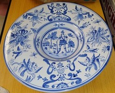 Plat camaïeu bleu d'occasion  Bardos