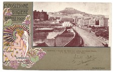 Antica cartolina esposizione usato  Savona