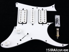 Guitarra Ibanez JEMJR Steve Vai HSH LOADED PICKGUARD Quantum White Alnico. comprar usado  Enviando para Brazil