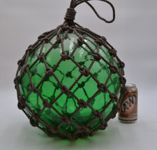 VINTAGE FLUTUADOR DE PESCA DE VIDRO VERDE comprar usado  Enviando para Brazil