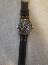 Relógio masculino 6983 Pro Diver Collection cronógrafo mostrador azul poliuretano preto comprar usado  Enviando para Brazil