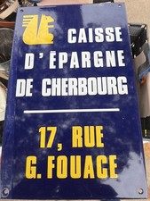 Plaque émaillée caisse d'occasion  Orleans-