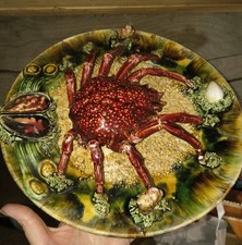 Assiette barbotine ancienne d'occasion Assiette barbotine ancienne d'occasion  Vienne