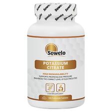 Comprimidos de potássio 300mg – Suporte eletrolítico altamente absorvível – Sowelo, usado comprar usado  Enviando para Brazil