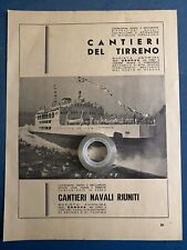 Rarissima pubblicita cantieri usato  Torino