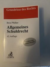 Lehrbuch allgemeines schuldrec gebraucht kaufen  Pforzheim