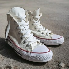 Converse Chuck Taylor All Star High Top Branco Masculino 5.5 Wms 7.5 Classic M7650, usado comprar usado  Enviando para Brazil