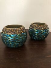 Mosaic beaded candle for sale  Marion