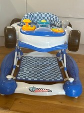 blue car baby walker for sale  CHESTERFIELD