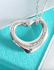 Collana tiffany cuore usato  Tivoli