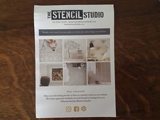 Wall stencil garden for sale  CIRENCESTER
