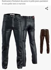 Pantaloni moto pelle usato  Vilminore di Scalve
