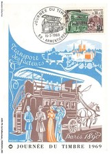 AOBP8-0493-CARTA MÁXIMA - Armentières - Día Del Sello - 1969, usado comprar usado  Enviando para Brazil
