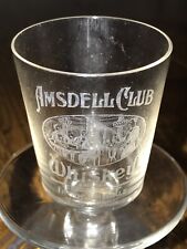 Usado, ANTIGUO PRE PRO AMSDELL CLUB WHISKY PUBLICIDAD SALÓN VASO DE CHUPITO SIN MASA ADAMS segunda mano  Embacar hacia Argentina