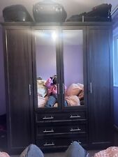 Wardrobe drawers mirror for sale  LEICESTER