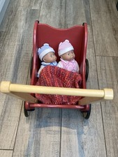 Child wooden pram for sale  GODALMING