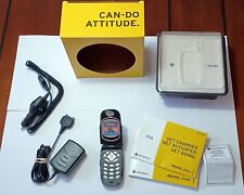 Kit de telefone flip vintage Motorola i710 preto e prata Nextel PTT iDEN comprar usado  Enviando para Brazil