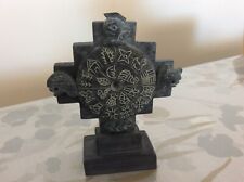 Cruz quadrada andina Chakana Peru esculpida à mão Cusco calcário calendário inca comprar usado  Enviando para Brazil