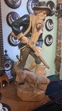 Holzfigur handgeschnitzt bemal gebraucht kaufen  Friedland