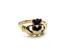 mens gold claddagh ring for sale  MANCHESTER