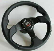 Usado, Volante compatível com Audi couro perfurado 80 90 100 B3 B4 S2 RS2 1986-1996 comprar usado  Enviando para Brazil
