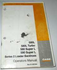Retroescavadeira Case 580L/Turbo 580 590 Super L carregador manual do operador 9-1401 ORIGINAL comprar usado  Enviando para Brazil