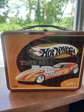 Lancheira/balde vintage Hot Wheels moinho duplo com garrafa térmica "estado perfeito", usado comprar usado  Enviando para Brazil