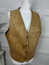 Leather waistcoat chest for sale  STOKE-ON-TRENT