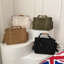 Bolsa maternidade feminina versátil bolsa de lona lazer mamãe bolsa diária feminina ao ar livre comprar usado  Enviando para Brazil