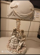 Porzellanlampe tischlampe hand gebraucht kaufen  Nürnberg
