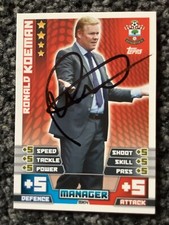 Signed ronald koeman for sale  LINCOLN