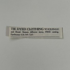 Roupas tingidas de gravata Earthones atacado e varejo 1992 anúncio SAH7-3-SR comprar usado  Enviando para Brazil