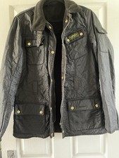 Black barbour quilted for sale  BELPER