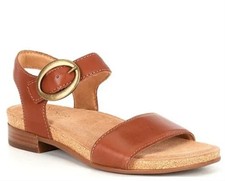 Sandálias femininas Brioso 8.5 Rancho couro marrom tiras planas sapatos de verão comprar usado  Enviando para Brazil