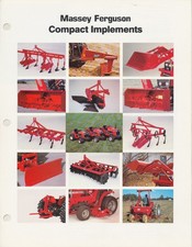 FOLHETO DE IMPLEMENTOS COMPACTOS MASSEY FERGUSON comprar usado  Enviando para Brazil