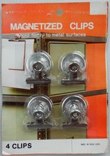 Vintage magnetized clips for sale  LISKEARD
