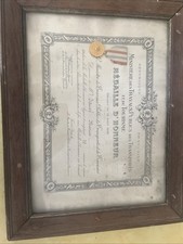 Cadre médaille honneur d'occasion  Sissonne