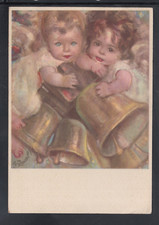 Cartolina bambini angeli usato  Italia