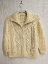 Vintage handknit yellow for sale  Everett