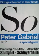 Peter gabriel konzertposter gebraucht kaufen  Köln