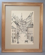 Vintage nordic cityscape for sale  GLENROTHES