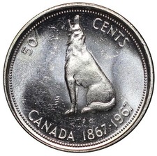 1967 canada cents usato  Italia