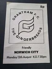 Grantham f.c. norwich for sale  DERBY