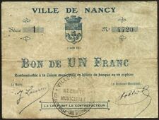Nancy billet nécessité d'occasion  Gallardon